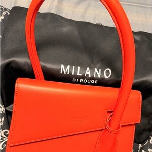 Milano Di Rouge Bold Orange Shoulder Bag